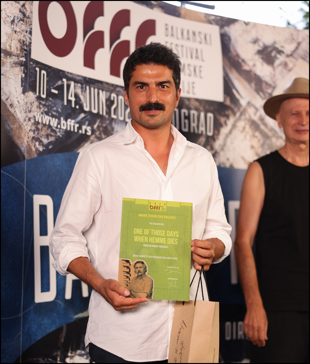 Svečanom ceremonijom dodele nagrada zatvoren 2. Balkanski festival filmske režije 1 Murat Firatoglu foto Andrija Popovic 2