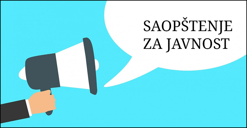Vizual obevestenje za javnost sajt