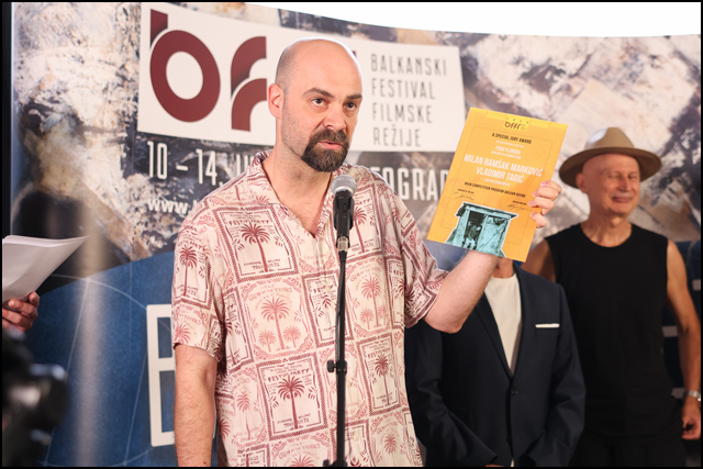Svečanom ceremonijom dodele nagrada zatvoren 2. Balkanski festival filmske režije 2 Vladimir Tagic svecano zatvaranje 2