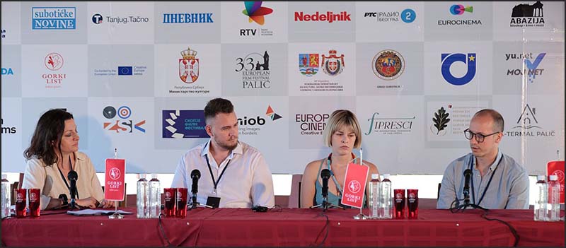 33. Festival evropskog filma Palić 4 Ekipa filma Duplikart Marko Glusic Andjela Jankovic Boris Lukman