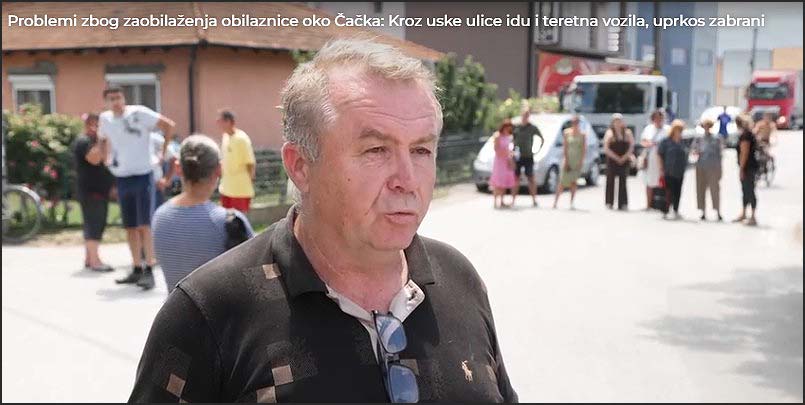 Problemi zbog zaobilaženja obilaznice oko Čačka 2 Marko