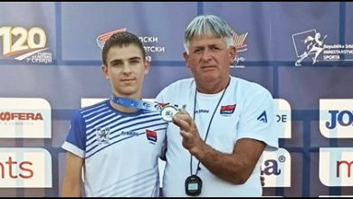 Mihailo Jaksic sa Trenerom Zeljkom Celikovicem