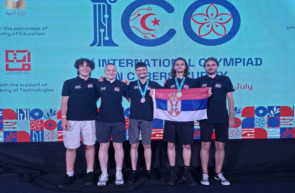 Ucenici iz Srbije osvojili dve medalje na Medjunarodnoj olimpijadi iz sajber bezbednosti