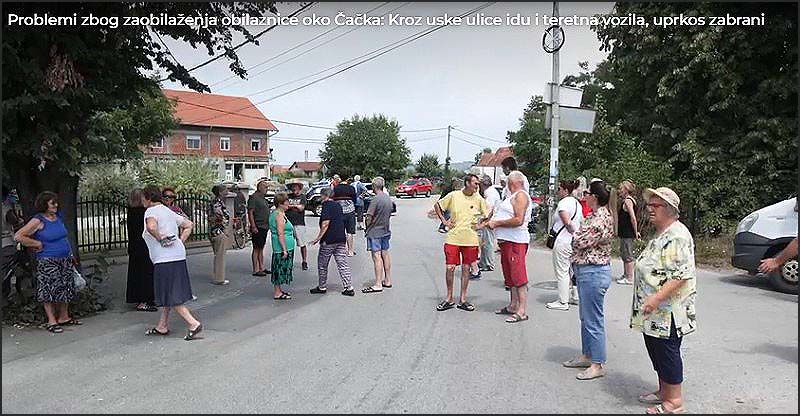 Problemi zbog zaobilaženja obilaznice oko Čačka 1 raskrsnica 2