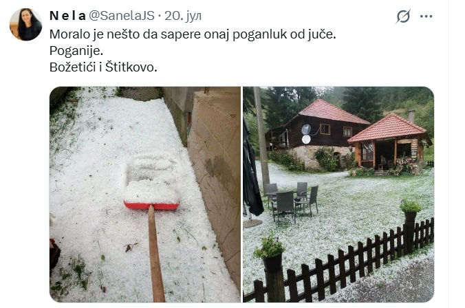 Posle žurke naprednjaka svako selo pogodi nevreme 1 sns grad